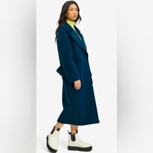Copied - XL 🔖 UGG Hattie Long Oversized Coat Teal Blue Green $389
